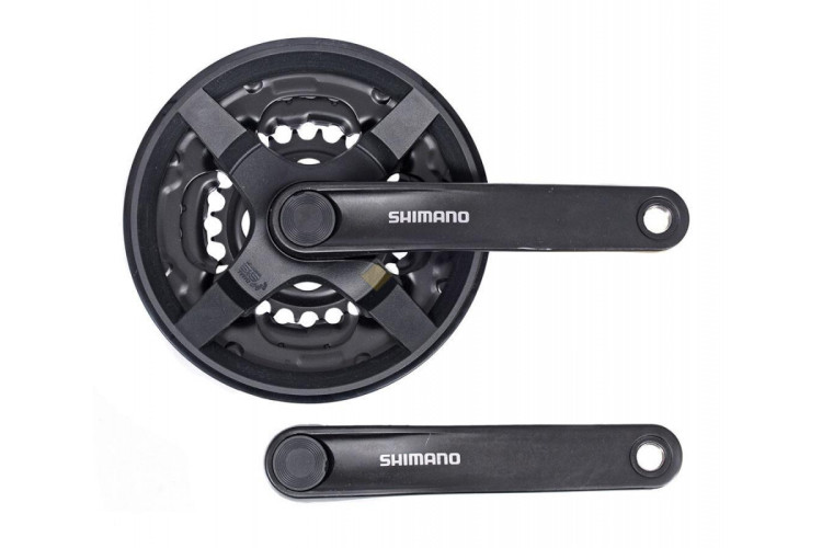 Комплект шатунов с вед. звездой, TY301, 42х34х24T, 175 мм, SQR, с защитой, SHIMANO