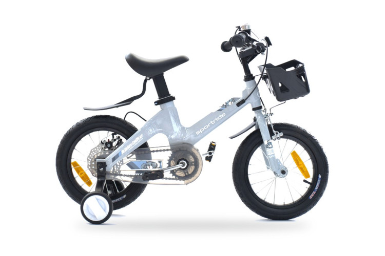 Велосипед SPORTRIDE KIDS 14 LIGHT (1 ск., рост OS) серый 2025