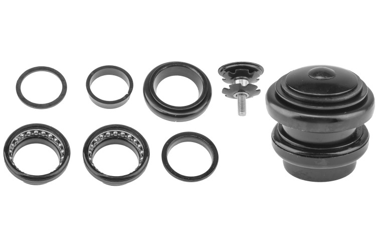 Рулевая колонка KL-B207 1-1/8" безрезьбовая сталь. чёрн.