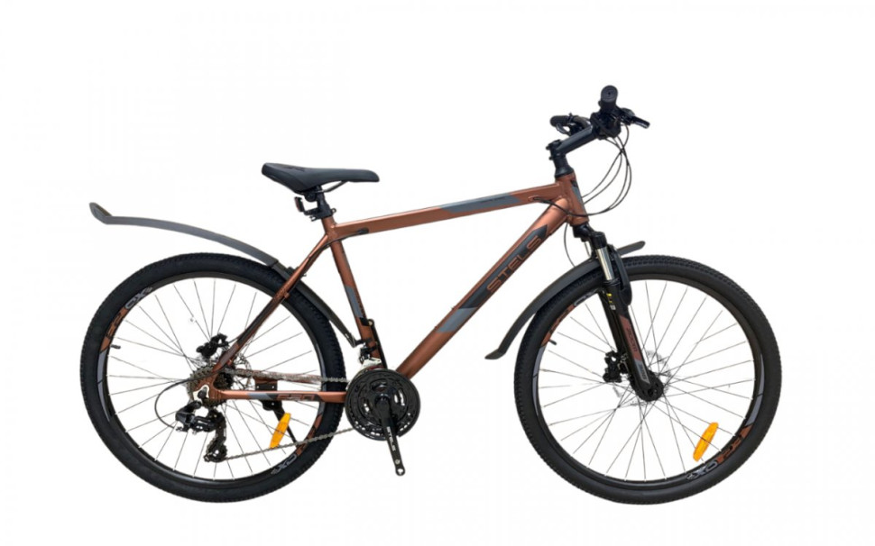 Велосипед STELS Navigator-620 D 26" (Рост 19", 21 ск., Коричневый) V010 QR