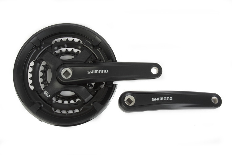 Шатуны, комплект, с ведущей звездой, FC-TY701, SQR, 175 мм, 48х38х28T, SHIMANO