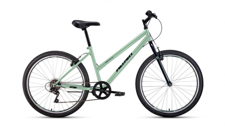 велосипед ALTAIR MTB HT 26 low (26" 6 ск. рост 15") 2019-2020, мятный/черный