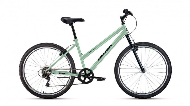велосипед ALTAIR MTB HT 26 low (26" 6 ск. рост 15") 2019-2020, мятный/черный