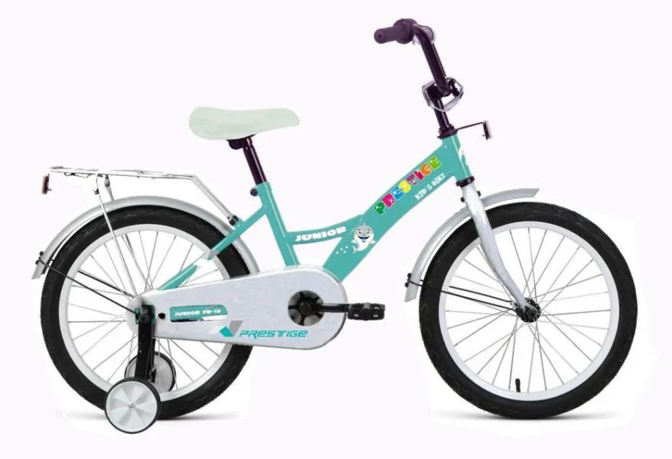 Велосипед ALTAIR KIDS 18 PRESTIGE JUNIOR FN-18 (18" 1 ск.) 2022, бирюзовый