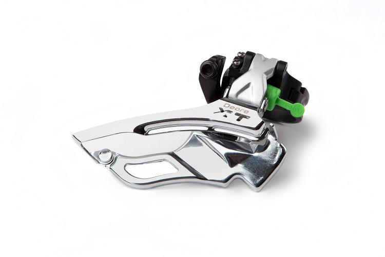 Перекл. перед. Shimano XT, FD-M771, ун. тяга, ун. хомут, уг.:66-69, 44T