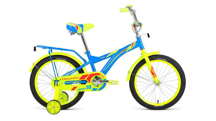велосипед FORWARD CROCKY 18 (18" 1 ск.) синий 2019