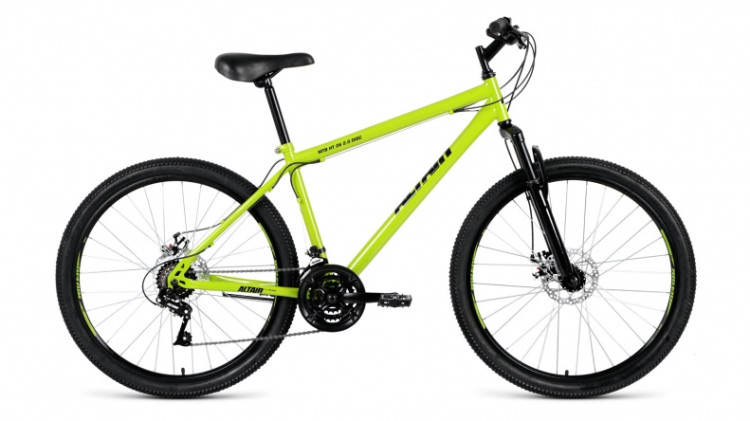 велосипед ALTAIR MTB HT 26 2.0 disc (26" 18 ск. рост 19") зеленый 2019