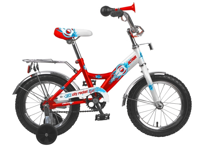 велосипед ALTAIR City boy 14 (14'' 1ск.) белый / красный