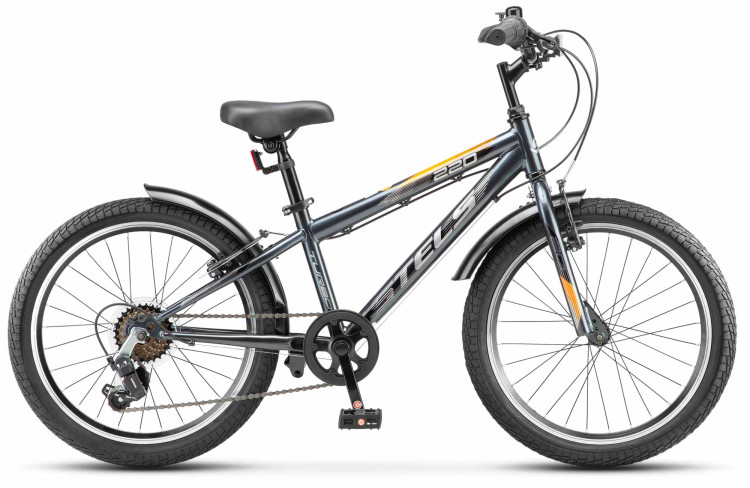 Велосипед STELS Turbo 220 20V (рост 11", 6 ск., Серый)