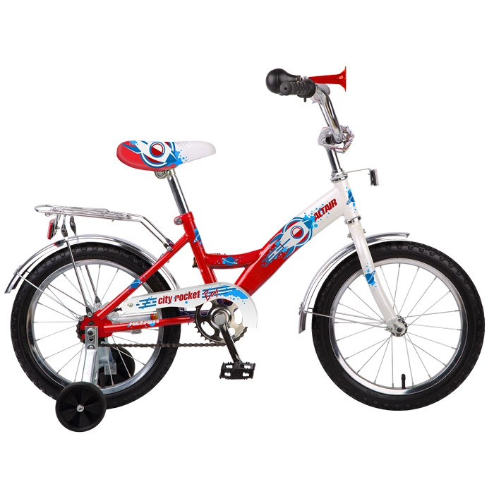 велосипед ALTAIR City boy 16 (16'' 1ск) белый / красный 2016