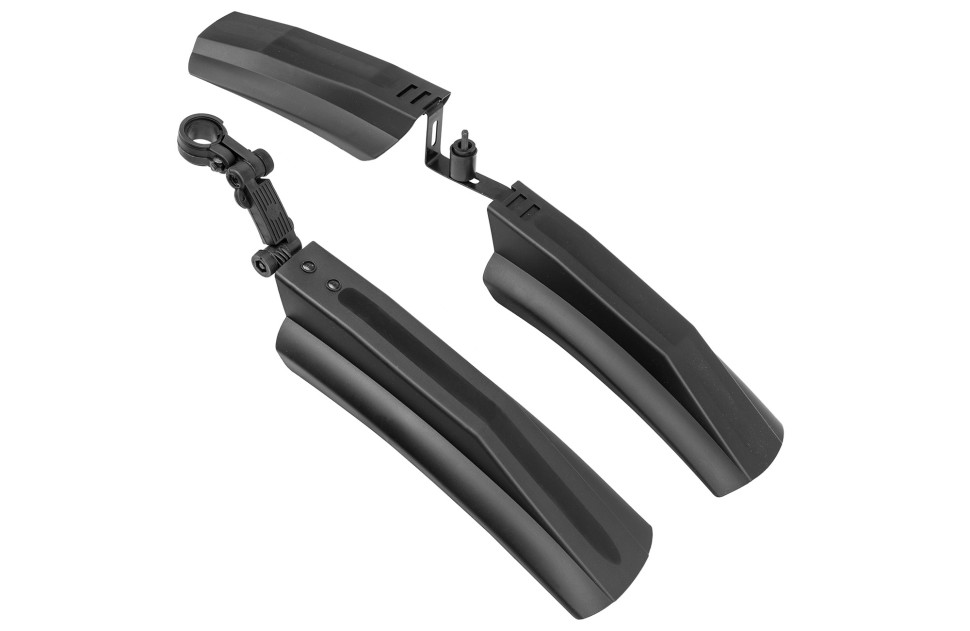 Крылья 20"-26" XGNB-058 Фэтбайк, пластиковые, черные, комплект