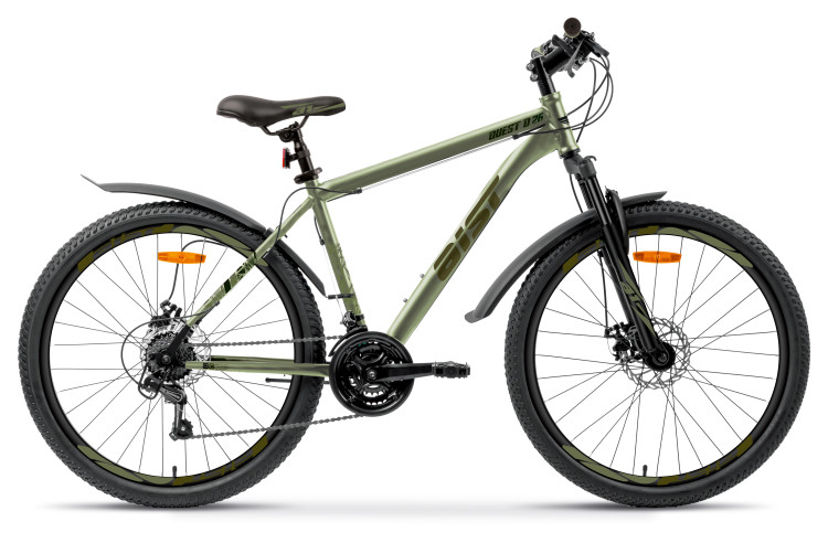Велосипед AIST Quest Disc 26" 20" зеленый 2025 4810310035212
