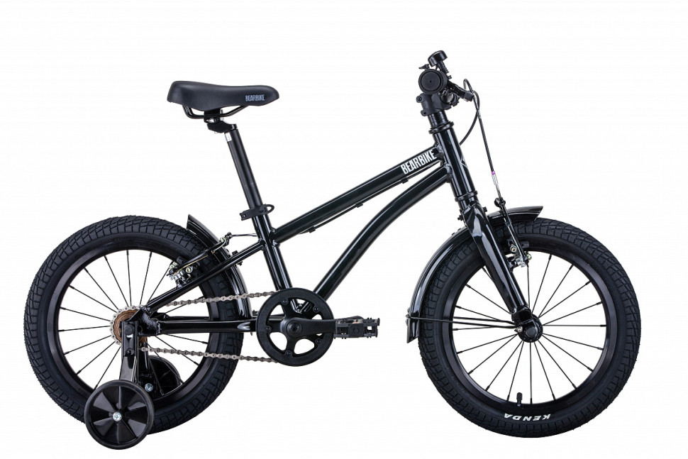 Велосипед BEARBIKE Kitez 16 (16" 1 ск. рост. OS) 2020-2021, черный