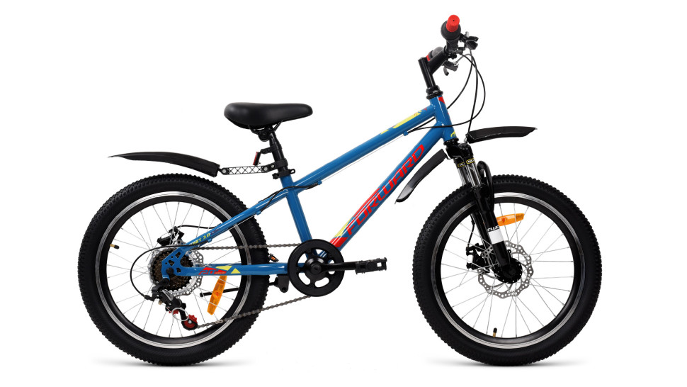 велосипед FORWARD UNIT 20 3.0 disc (20" 6 ск. рост 10.5") синий 2019