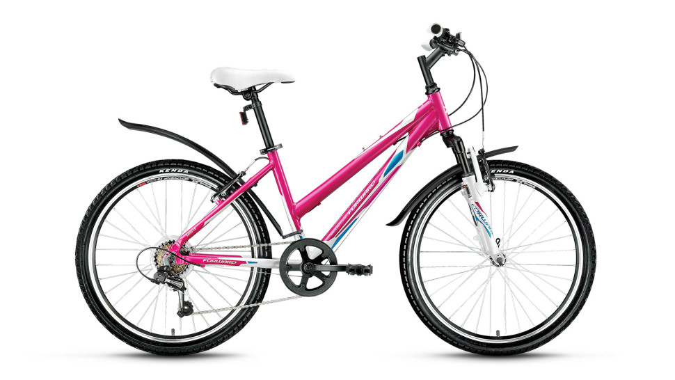 велосипед FORWARD SEIDO 1.0 алюм. (24"" 6ск) розовый