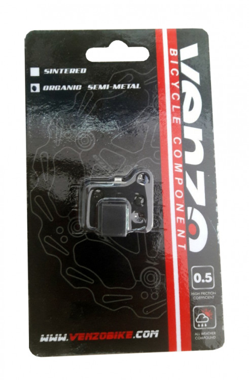 Тормозные колодки, VZ-E08D-002, Для дискового тормоза, SHIMANO DEORE, NAXAVE BR-M555, C-92 HYDRAULIC, VENZO