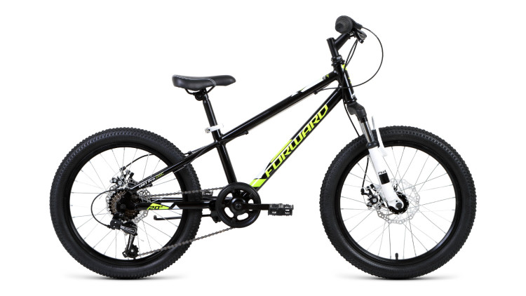велосипед FORWARD UNIT PRO 20 disc алюм. (20'' 6ск) черный 2019