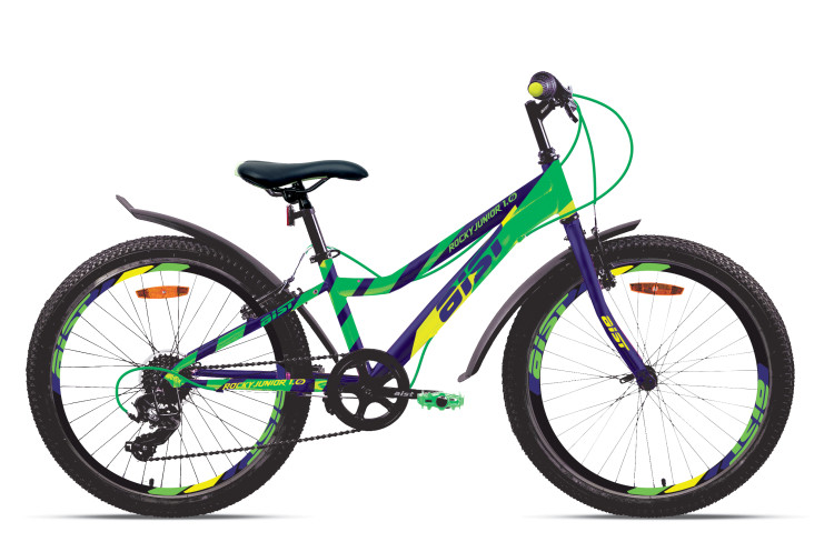 Велосипед AIST Rocky Junior 1.0 24" 2024 синий QR