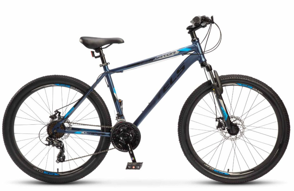 Велосипед STELS Navigator 500 MD 26 (рост 16", 21 ск., Темно-синий 2026)