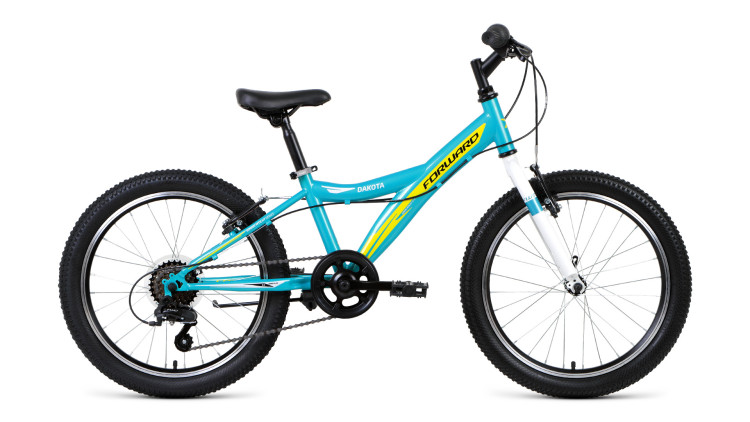 велосипед FORWARD DAKOTA 20 1.0 (20" 6ск) зеленый/желтый 2019