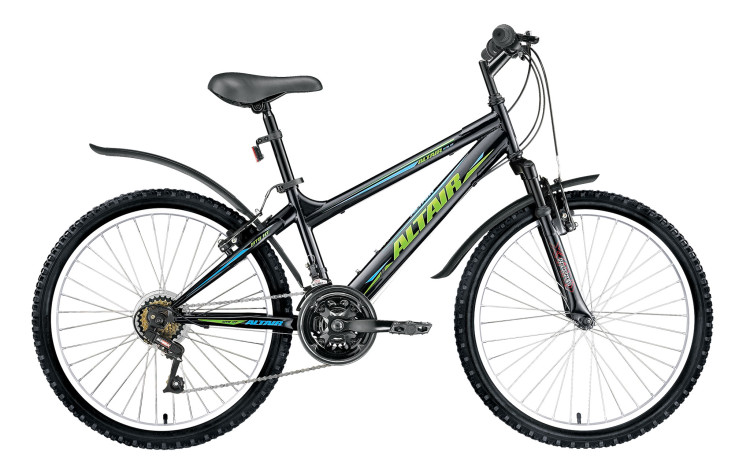 велосипед ALTAIR MTB HT 26 (26"" 18ск рост 15'') черный