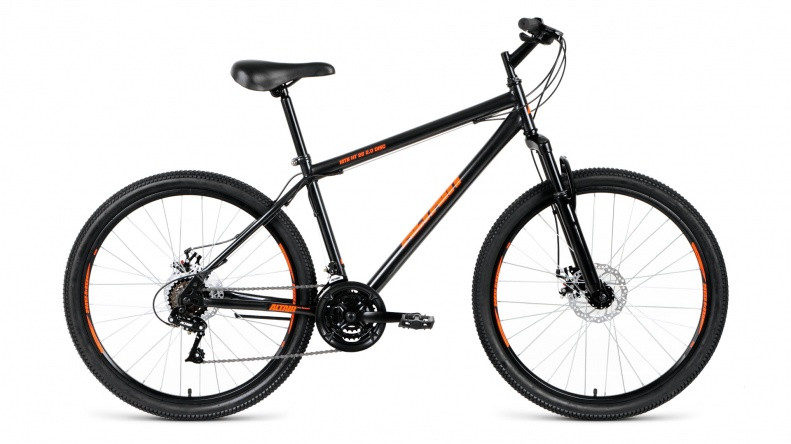 велосипед ALTAIR MTB HT 26 2.0 disc (26" 18 ск. рост 17") черный 2019