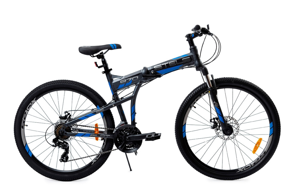 Велосипед STELS Pilot-970 MD (26", рост 17.5", Антрацитовый), арт. V022 QR
