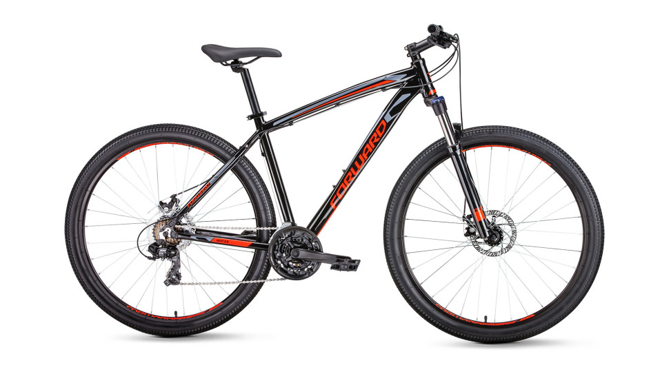 велосипед FORWARD NEXT 29 2.0 disc (29" 21 ск. рост 17") черный 2019