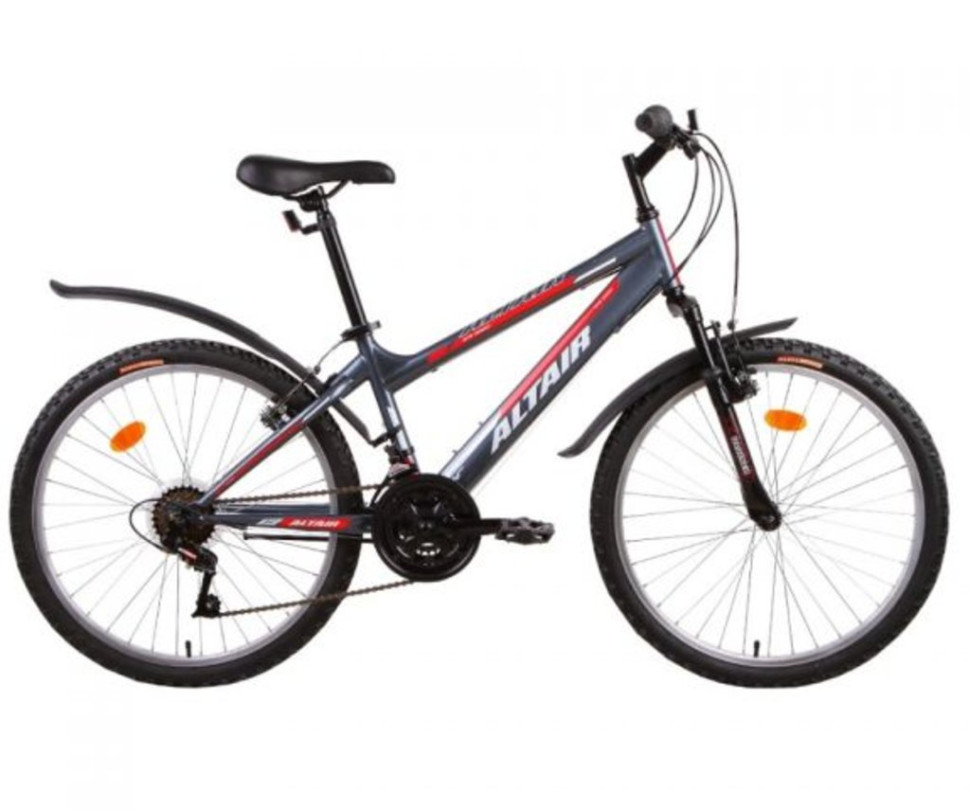 велосипед ALTAIR MTB HT Junior 24 (24" 18ск) черный