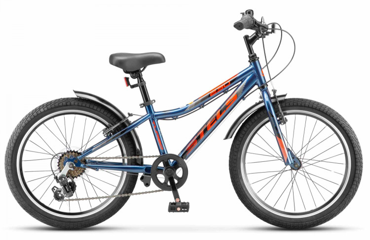 Велосипед STELS Turbo 230 V 20 (рост 11", 6 ск., Синий 2026)