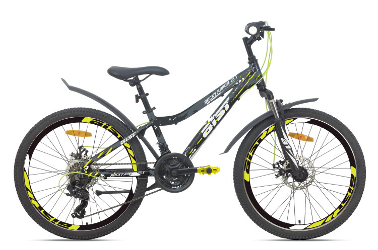 Велосипед AIST Rocky Junior 2.1 24" 2024 черный QR