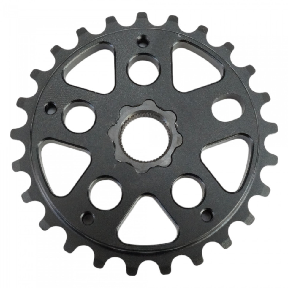 Звезда BMX, KENLI KLC302 алюм. 1/2"X1/8"X25T  48T-19mm крепл. Spline Drive