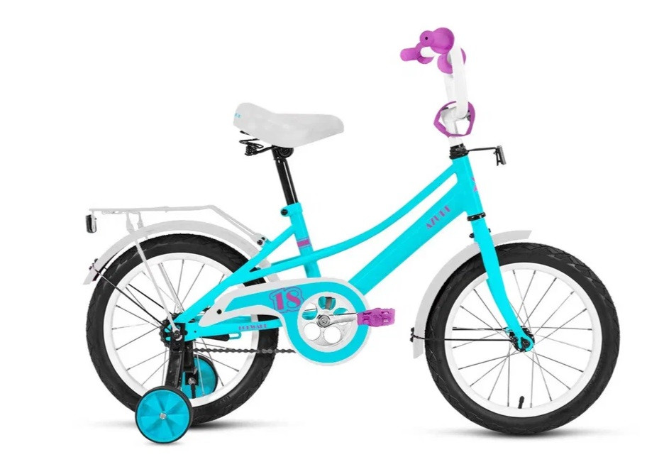 Велосипед FORWARD AZURE 18 (18" 1 ск.) 2023, голубой QR