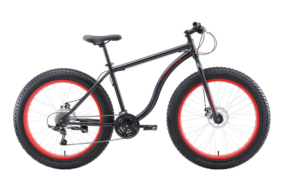 Велосипед Black One Monster 26 D тёмно-серый/красный 20"