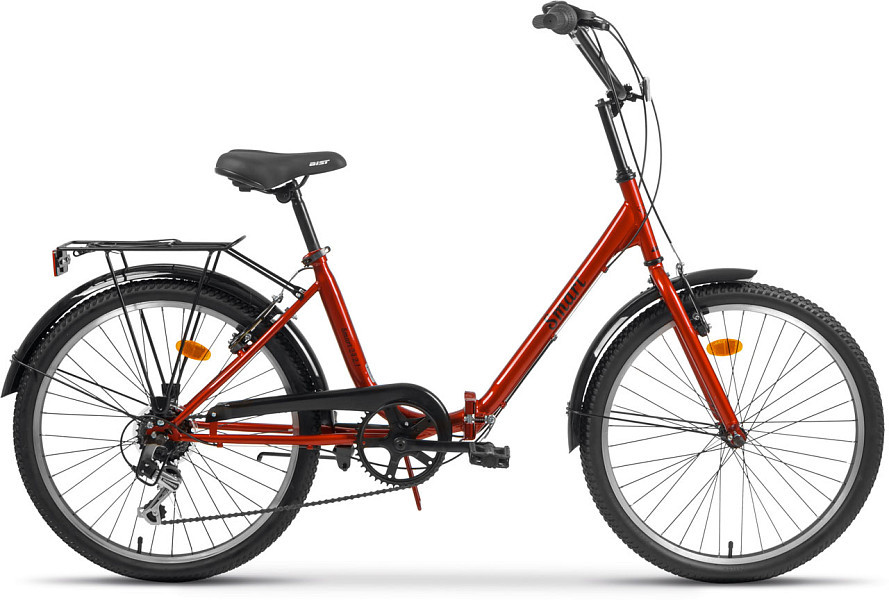 Велосипед AIST Smart 24 2.1 24  красный 2025 4810310034543