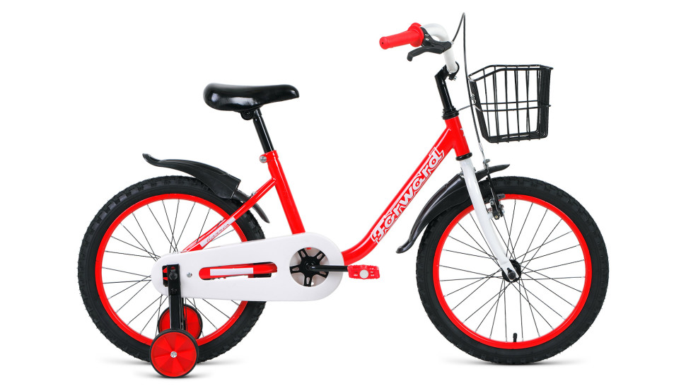 Велосипед FORWARD BARRIO 18 (18" 1 ск.) 2020-2021, красный, 1BKW1K1D1003
