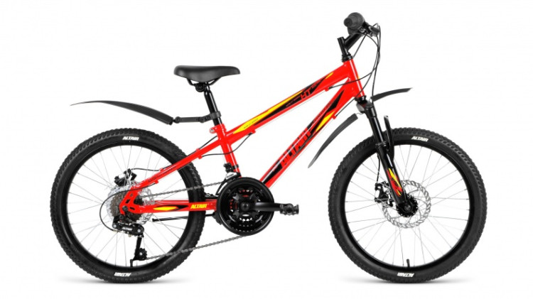 велосипед ALTAIR MTB HT 20 3.0 disc (20" 18 ск. рост 10.5") красный 2018