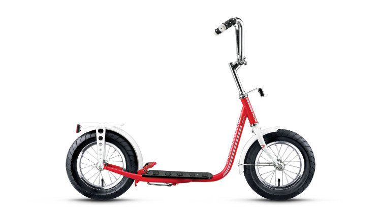 самокат FORWARD PLUTON нескл. (12'' 1ск) красный матовый