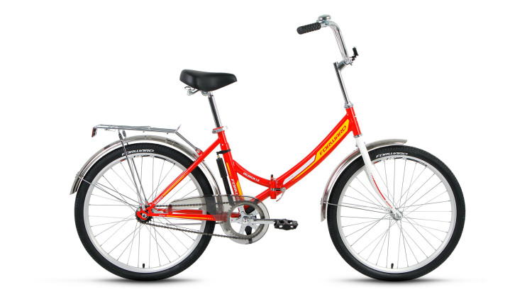 велосипед FORWARD VALENCIA 1.0 скл. (24'' 1ск.) красный