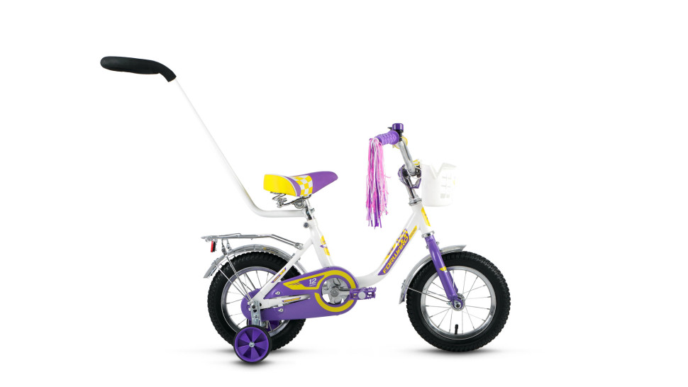 велосипед FORWARD RACING 12 Girl (12'' 1ск.) белый 2016