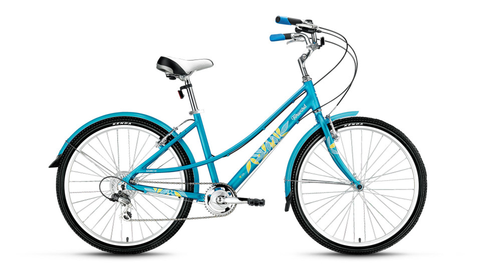 велосипед FORWARD AZURE 1.0 алюм. (26"" 7ск) голубой матовый 2016