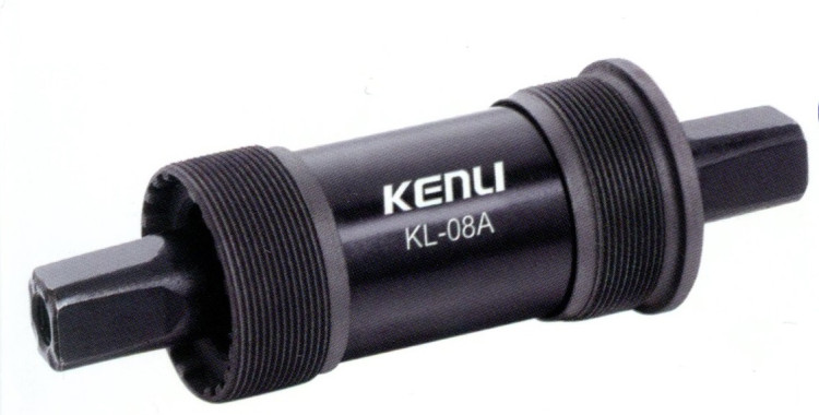 Картридж каретки KL-08A Kenli 68x116 мм, 1.37"x24tpi, ось под квадрат, стальной
