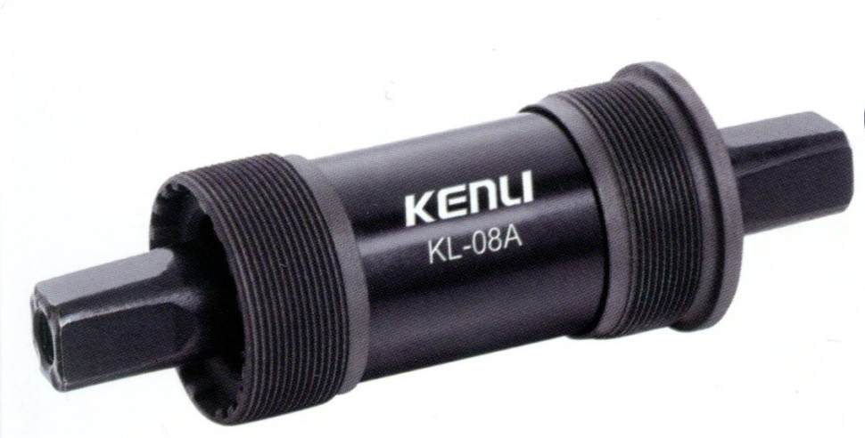 Картридж каретки KL-08A Kenli 68x116 мм, 1.37"x24tpi, ось под квадрат, стальной