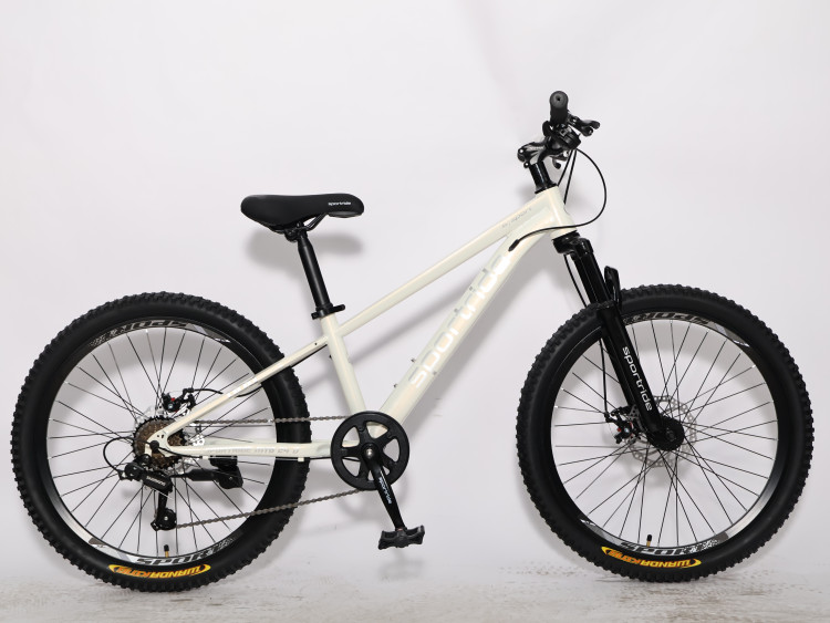 Велосипед SPORTRIDE MTB 24 D (7 ск., рост 11,5") белый 2026