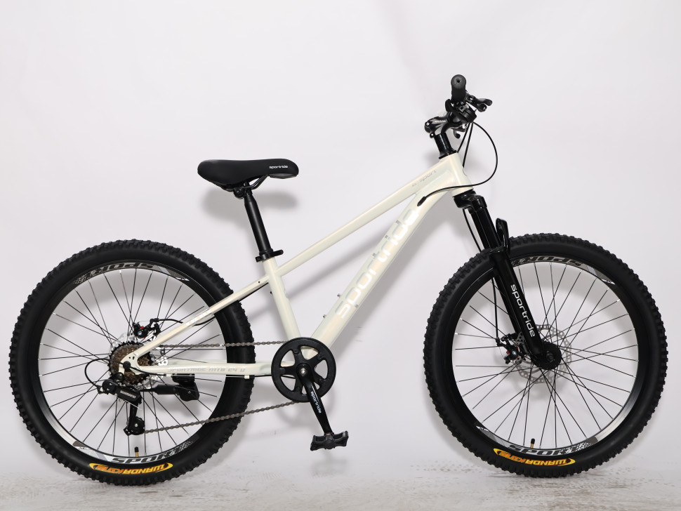 Велосипед SPORTRIDE MTB 24 D (7 ск., рост 11,5") белый 2026