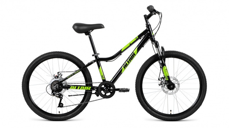 велосипед ALTAIR AL 24 D (24" 7ск) черный 2019