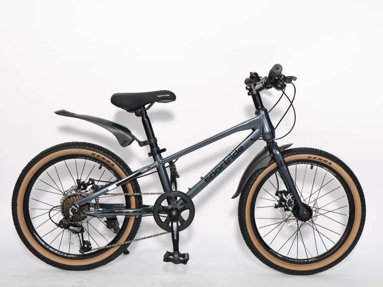 Велосипед SPORTRIDE AL 20 D (7 ск., рост OS) темно-серый 2026