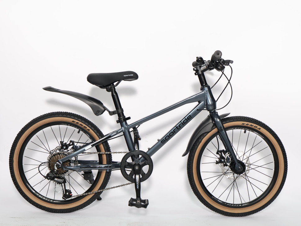 Велосипед SPORTRIDE AL 20 D (7 ск., рост OS) темно-серый 2026