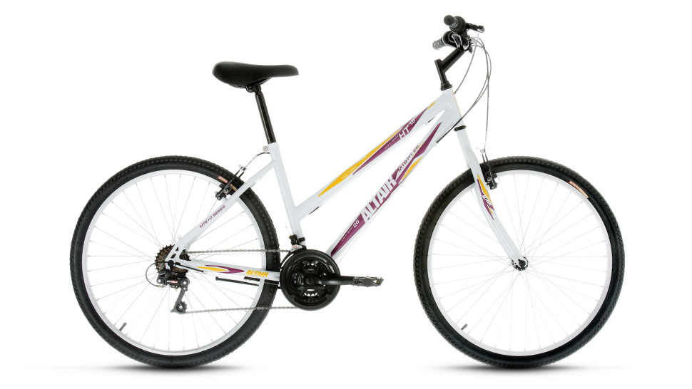 велосипед ALTAIR MTB HT 26 1.0 Lady (26" 18ск рост 15'') белый 2017