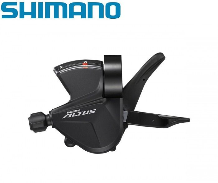 Шифтер/манетка лев., SHIMANO ALTUS SL-M2010-2L, RAPIDFIRE PLUS, 2 ск, 1800 мм, черный